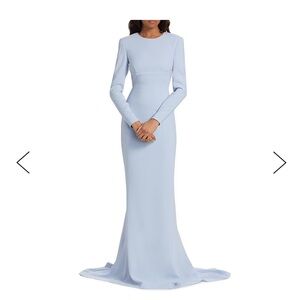 Stella McCartney Silk-Blend Cut-Out Gown